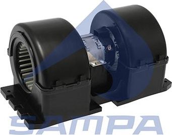Вентилятор, мотор печки (отопителя) салона Sampa. Артикул 054.095