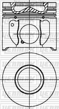 Поршень Yenmak для Ford Transit VI 2004-2006. Артикул 31-03768-050