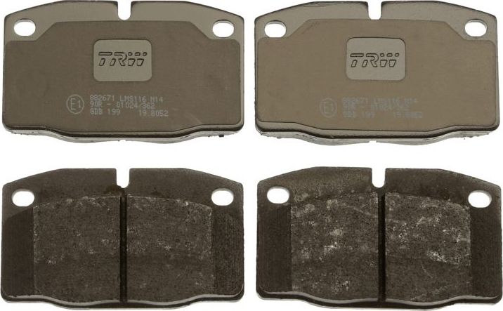 Тормозные колодки TRW COTEC. Артикул GDB199