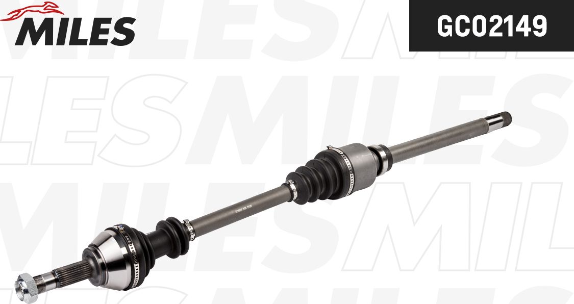 Полуось (привод в сборе, приводной вал) Miles. Артикул GC02149