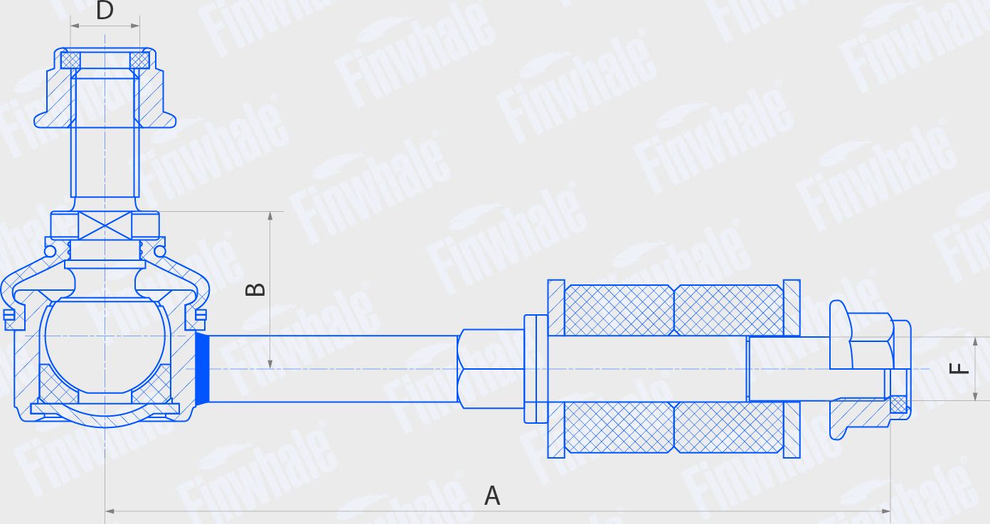 Стойка (тяга) стабилизатора Finwhale. Артикул SL610