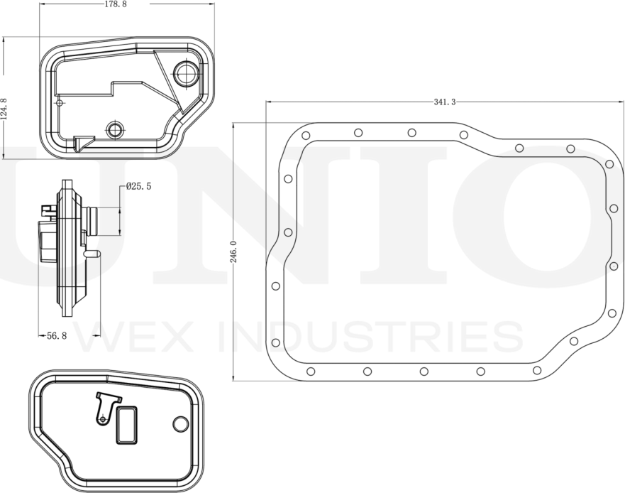 Фильтр АКПП (Unio). Артикул FLT-30007