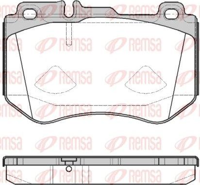 Тормозные колодки Remsa. Артикул 1591.00