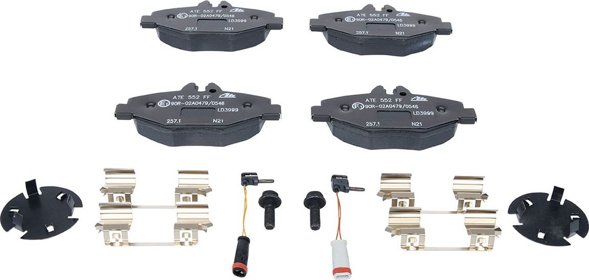 Тормозные колодки ATE Ceramic. Артикул 13.0470-3999.2