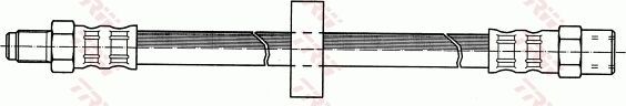 Тормозной шланг TRW. Артикул PHB261