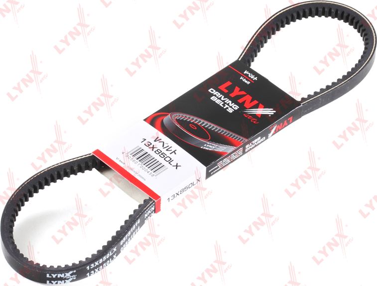 Приводной ремень клиновой LYNXauto. Артикул 13X850LX