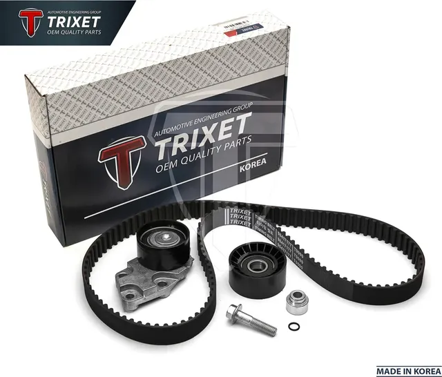 Ремкомплект ГРМ Nexia, Espero, Lanos, Cruze, Lacetti (DOHC 1.5/1.6) 2 ролика, ре (Trixet). Артикул T9080