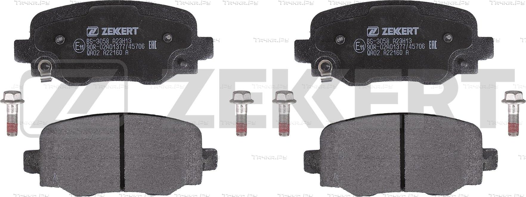 Тормозные колодки Zekkert. Артикул BS-3058