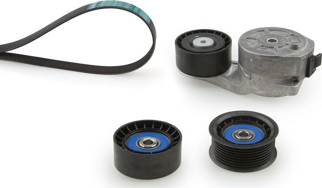 Приводной ремень поликлиновой с роликами (комплект) Gates FleetRunner™ Micro-V® Kit для Scania G 2004-2015. Артикул K018PK2135HD