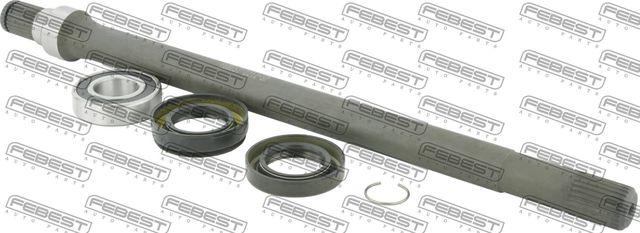 Полуось (привод в сборе, приводной вал) Febest передняя левая для Kia Retona I 1999-2000. Артикул 2212-SP