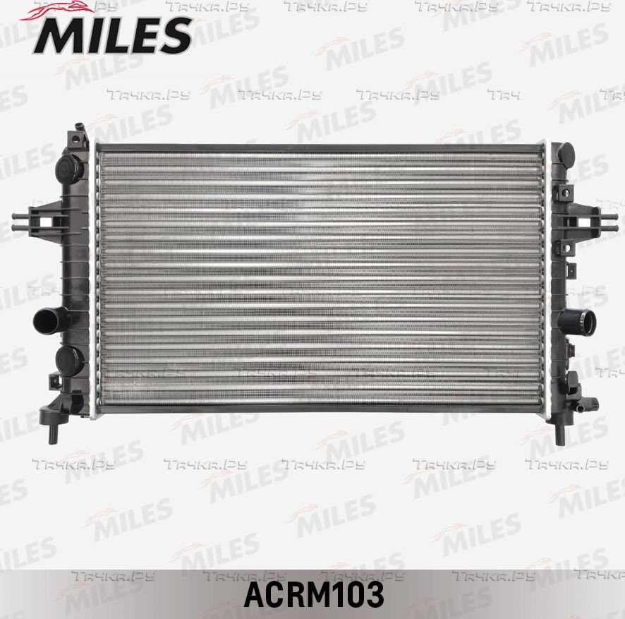 Радиатор охлаждения двигателя Miles (алюминий) для Opel Zafira B 2005-2019. Артикул ACRM103