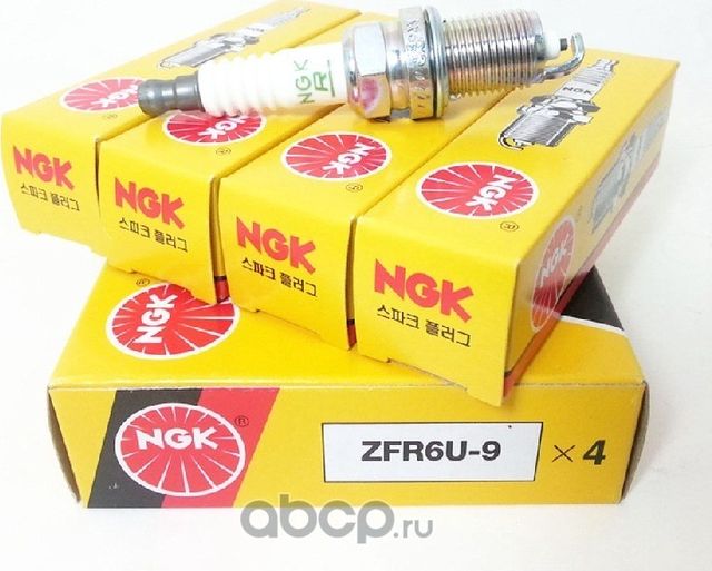 Свеча зажигания CHEVROLET Aveo (09-11) (1.4),Cruze (1.8) NGK NGK. Артикул ZFR6U9