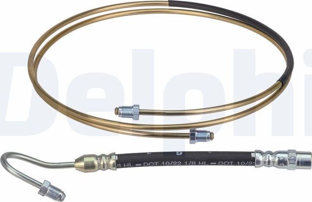 Тормозной шланг Delphi задний правый внешний для Renault Laguna III 2007-2015. Артикул LH7848