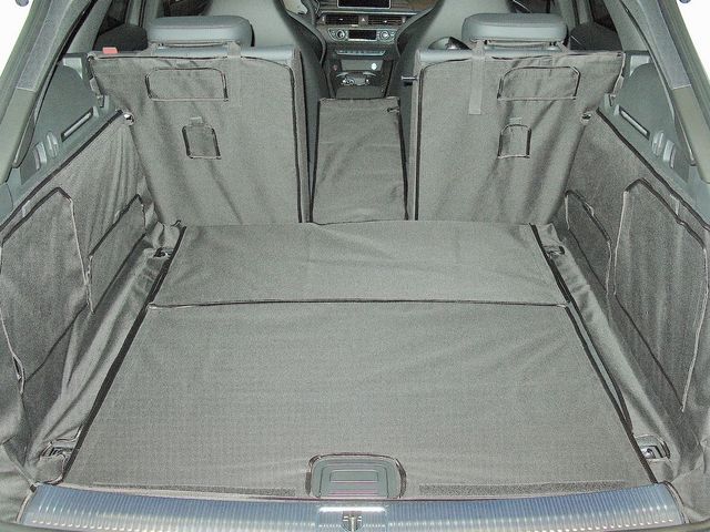 Защитный чехол AUTOSMSTUDIO "Maxi" в багажник автомобиля для Audi A4 B9 универсал 2016-2026, черный. Артикул TP-A4II-MAXI-BL