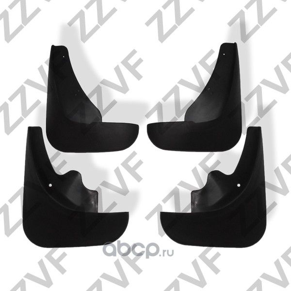 ZVXY-FCS1-016 БРЫЗГОВИКИ СЕДАН (КОМПЛЕКТ 4 ШТ. ЗАДНИЕ+ПЕРЕДНИЕ) FORD FOCUS II 20 (Zzvf). Артикул ZVXYFCS1016