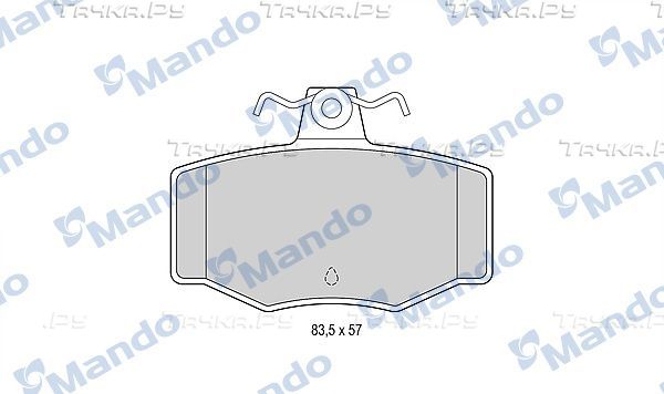 Тормозные колодки Mando. Артикул MBF015730