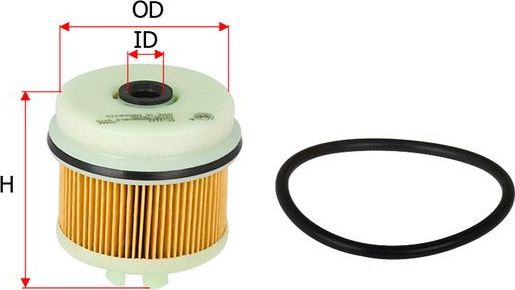 Топливный фильтр Sakura. Артикул EF-1112