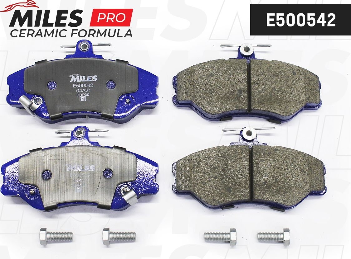Тормозные колодки Miles (Керамика). Артикул E500542