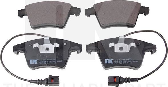 Тормозные колодки NK. Артикул 224783