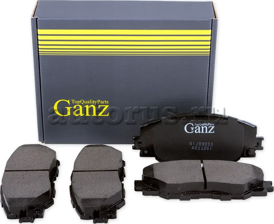 Колодки торм.пер. (Ganz). Артикул GIJ09033