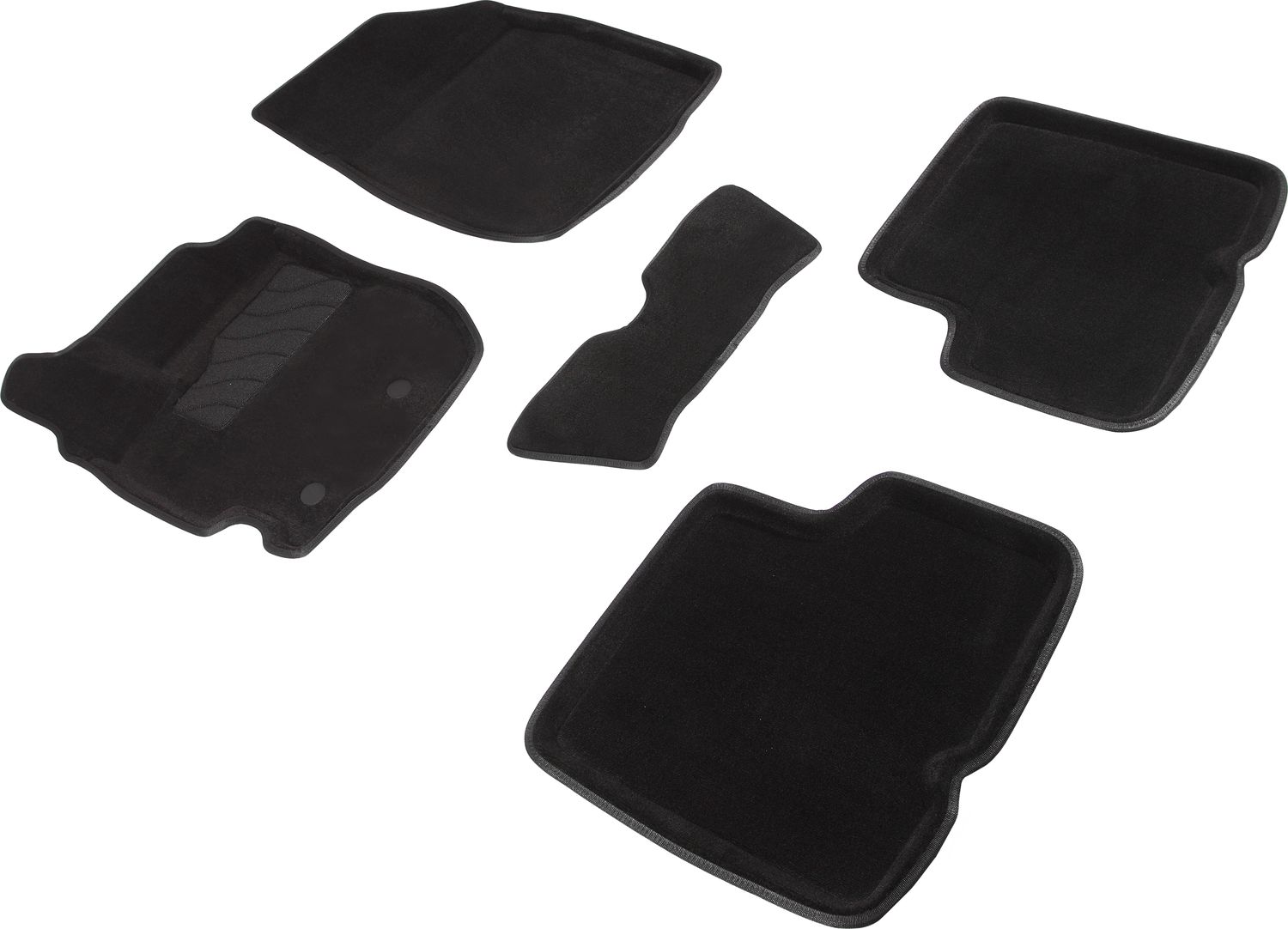 Коврики текстильные 3D Seintex для салона Nissan Terrano III 2016-2026. Артикул 90275