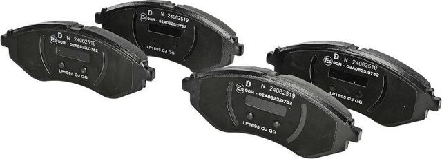 Тормозные колодки Delphi (Low-Metallic) передние для Daewoo Kalos 2002-2007. Артикул LP1895