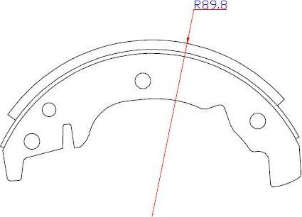 Тормозные колодки Trialli задние для ЗАЗ 1102 Таврия 1987-2007. Артикул GF 202