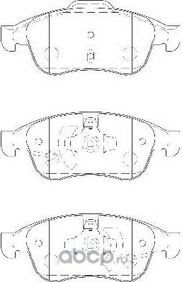 КОЛОДКИ ДИСКОВЫЕ П. (Wagner). Артикул WBP24914A 