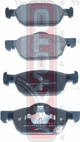 Тормозные колодки Akyoto Packing AKYOTO. Артикул AKD-8011