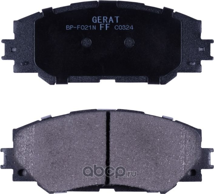 Тормозные колодки Gerat BP-F021N (передние) Normal Gerat. Артикул BPF021N