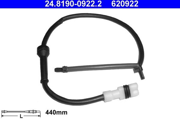 Датчик износа тормозных колодок  ATE. Артикул 24.8190-0922.2