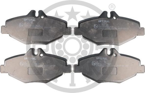 Тормозные колодки Optimal. Артикул BP-12127