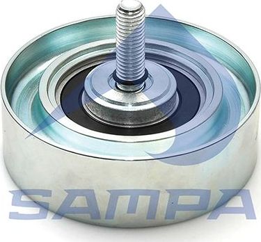 Натяжной ролик (натяжитель) приводного поликлинового ремня Sampa для Mercedes-Benz Conecto 2001-2026. Артикул 202.282