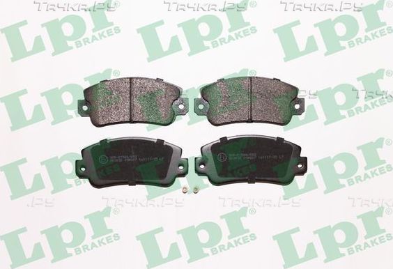 Тормозные колодки LPR передние для SEAT Ibiza I 1985-1993. Артикул 05P007