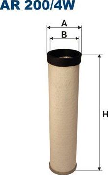 Фильтр воздушный Filtron. Артикул AR 200/4W