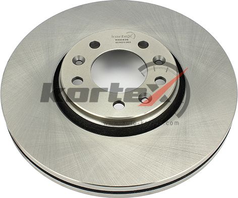 Диск тормозной PSA 407/C5 08- (d=304mm) пер.вент. (Kortex). Артикул KD0426