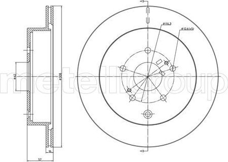 Тормозной диск Trusting задний для Suzuki Grand Vitara III 2005-2015. Артикул DF1383