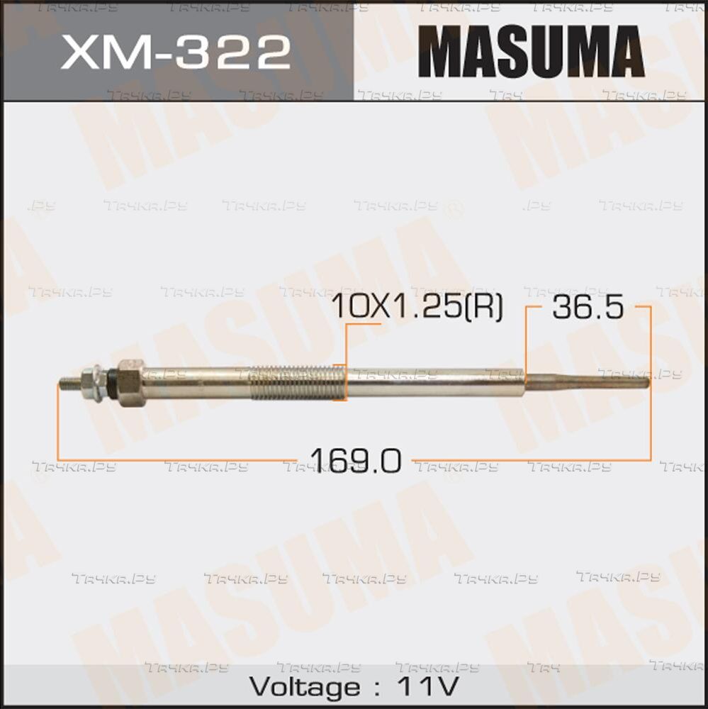 Свеча накаливания (накала) Masuma. Артикул XM-322