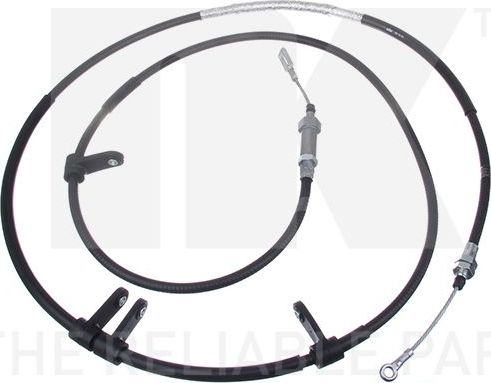 Трос ручника (тросик ручного тормоза) NK. Артикул 901985