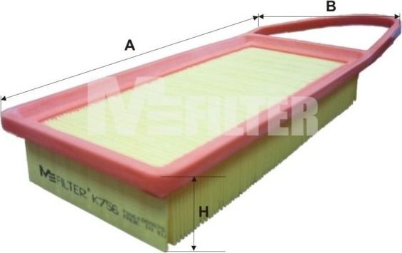 Воздушный фильтр MFilter. Артикул K 756
