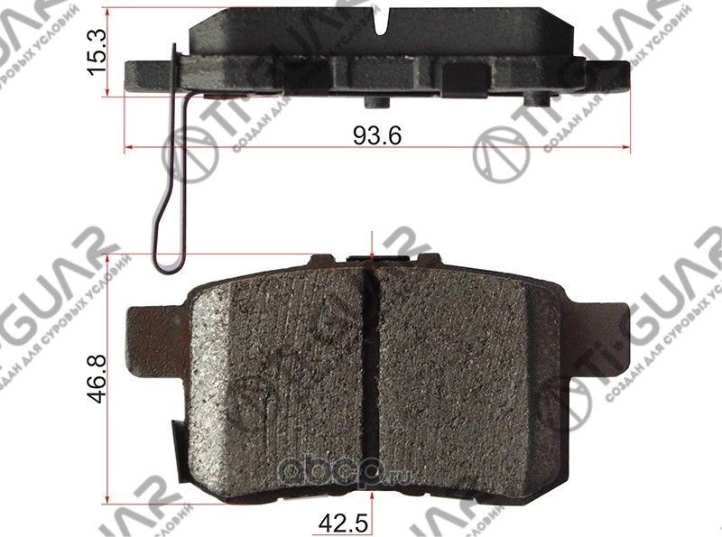 Тормозные колодки (TI-Guar). Артикул TG740