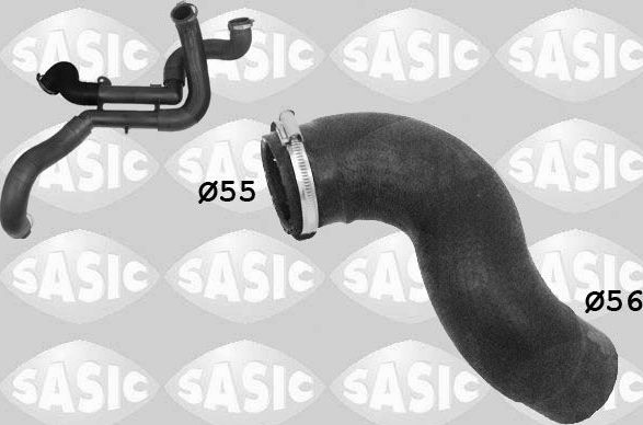 Патрубок интеркулера Sasic для Citroen C5 II 2008-2017. Артикул 3330033