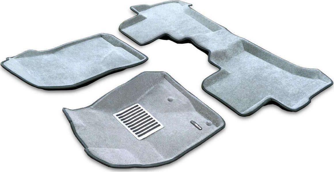 Коврики текстильные Euromat 3D Lux для салона Lexus GX 470 1998-2008 Светло-серые. Артикул EM3D-005121S