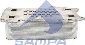 Радиатор масляный (маслоохладитель) для двигателя Sampa. Артикул 036.395