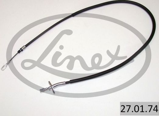 Трос ручника (тросик ручного тормоза) Linex. Артикул 27.01.74
