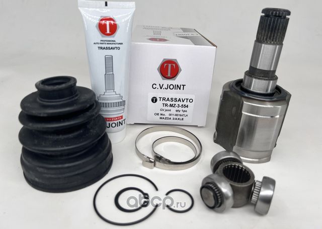 ШРУС внутренний | перед лев | 26/22 (Trassavto). Артикул TRMZ3554