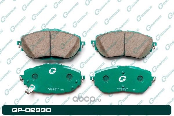 Колодки тормозные дисковые (G-Brake). Артикул GP02330