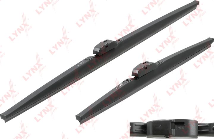 Щетка стеклоочистителя зимняя, комплект 650/430мм (Lynxauto). Артикул LW6543S