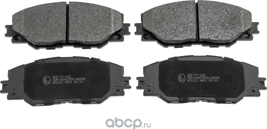 BRAKES ПЕРЕДНИЕ ТОРМОЗНЫЕ КОЛОДКИ (NTY). Артикул HKPTY122