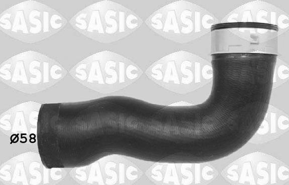Патрубок интеркулера Sasic для Volkswagen Scirocco III 2008-2009. Артикул 3336150